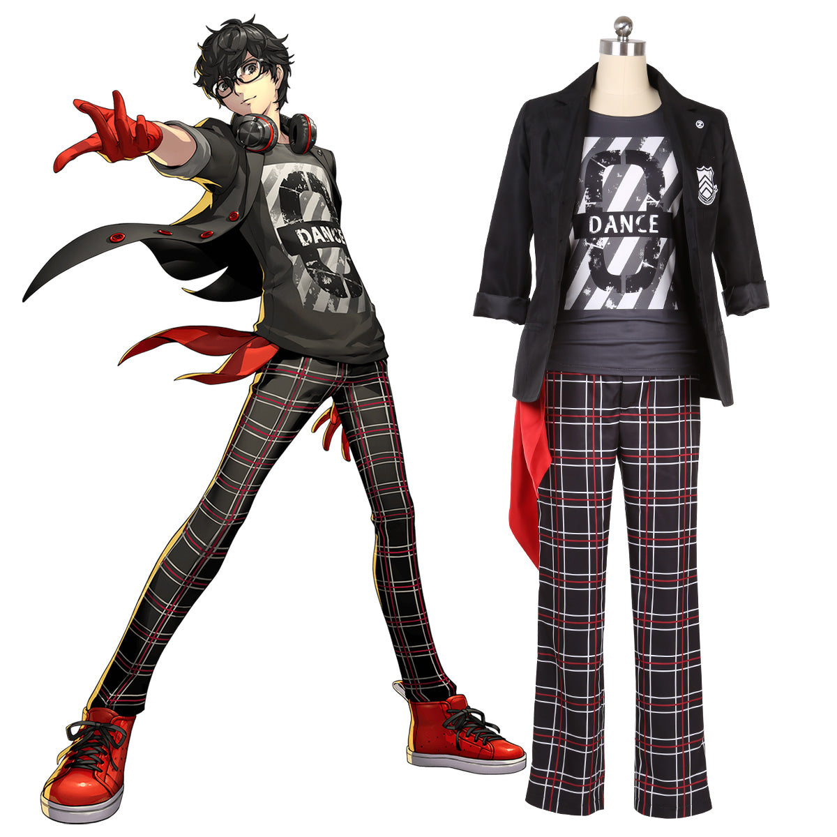 Persona 5: Dancing Star Night Protagonist Akira Kurusu Ren Amamiya New Cosplay Costume