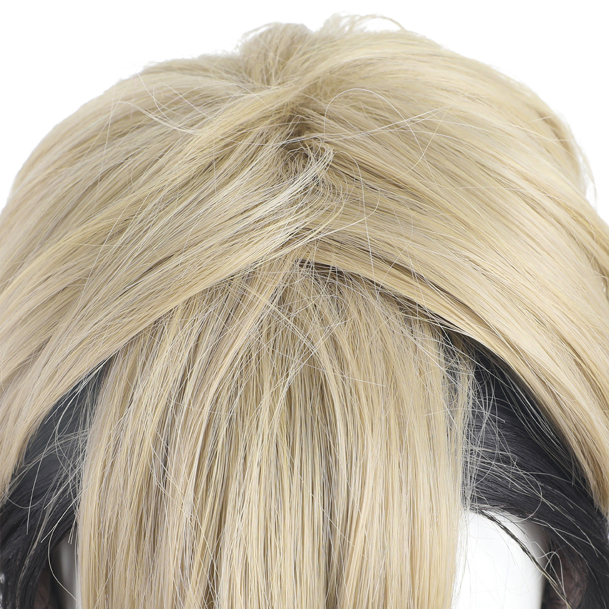 Gachiakuta Zanka Nijiku Golden Black Cosplay Wig