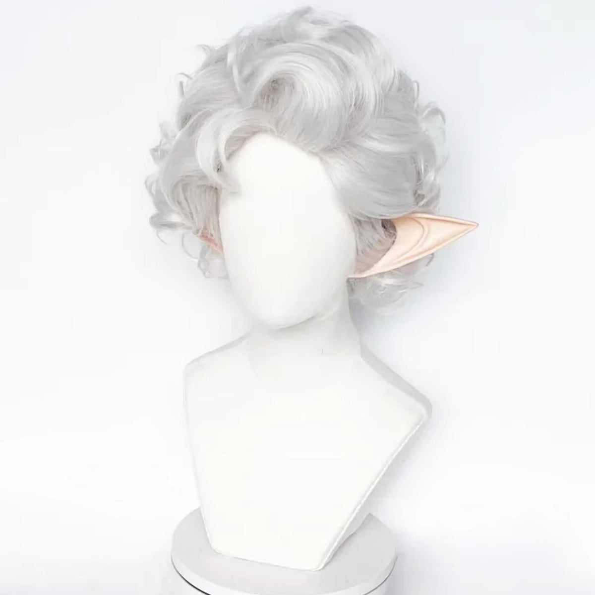 BG3 Baldur's Gate III Astarion White Cosplay Wig