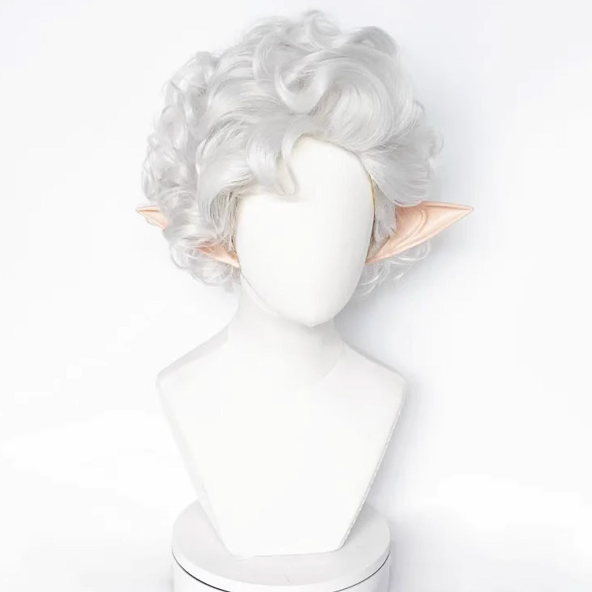 BG3 Baldur's Gate III Astarion White Cosplay Wig