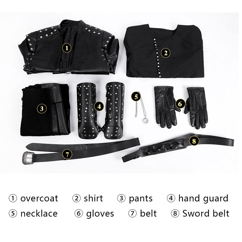 The Witcher Season 5 Geralt Cosplay Costumes