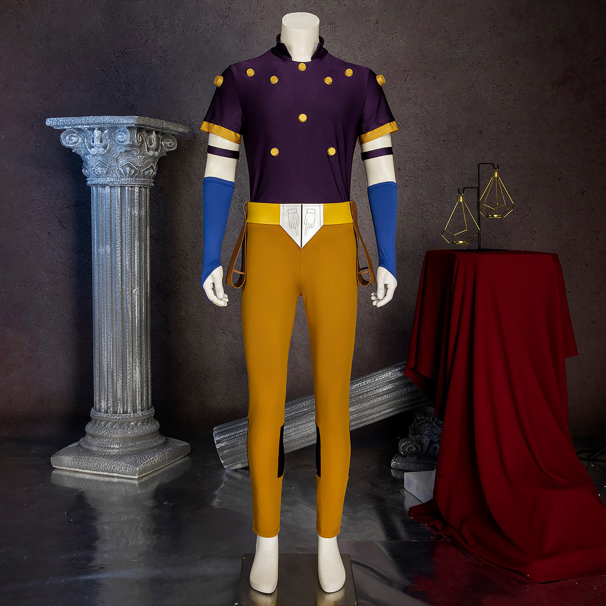 JoJo's Bizarre Adventure: Steel Ball Run Anime Gyro Zeppeli Cosplay Costume