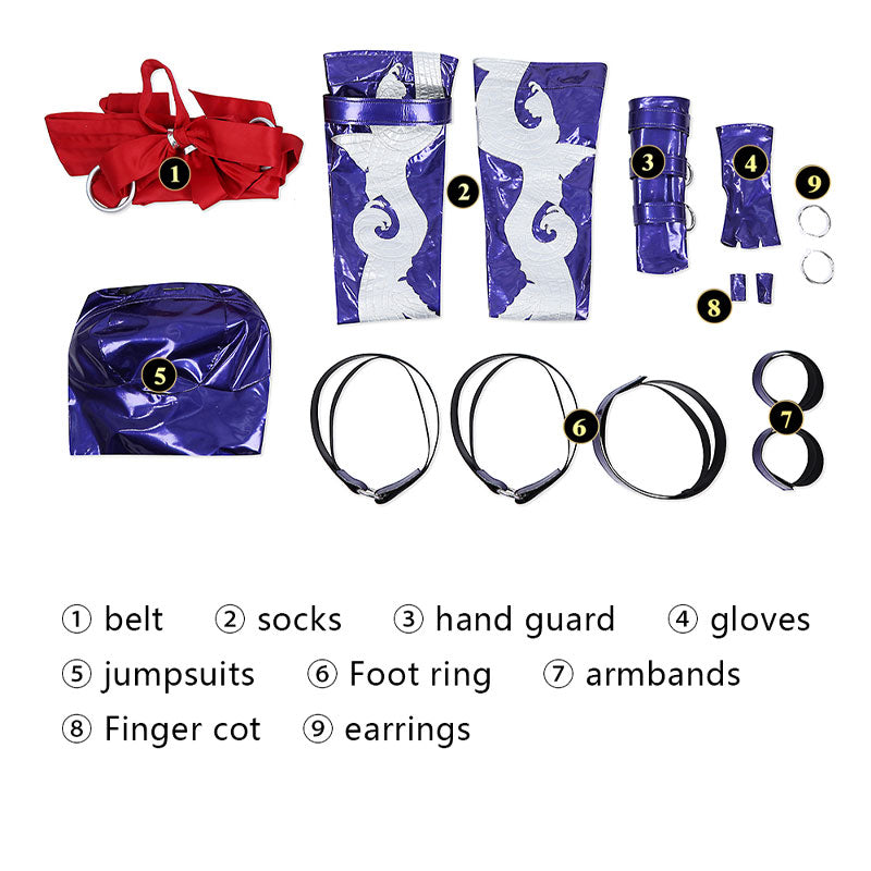 Marvel Rivals Vengeance Psylocke Uniform Cosplay Costumes