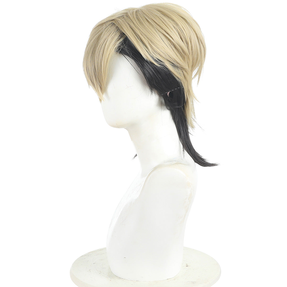 Gachiakuta Zanka Nijiku Golden Black Cosplay Wig