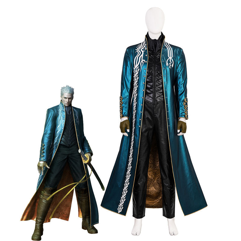 Devil May Cry 3: Dante's Awakening Vergil Cosplay Costumes