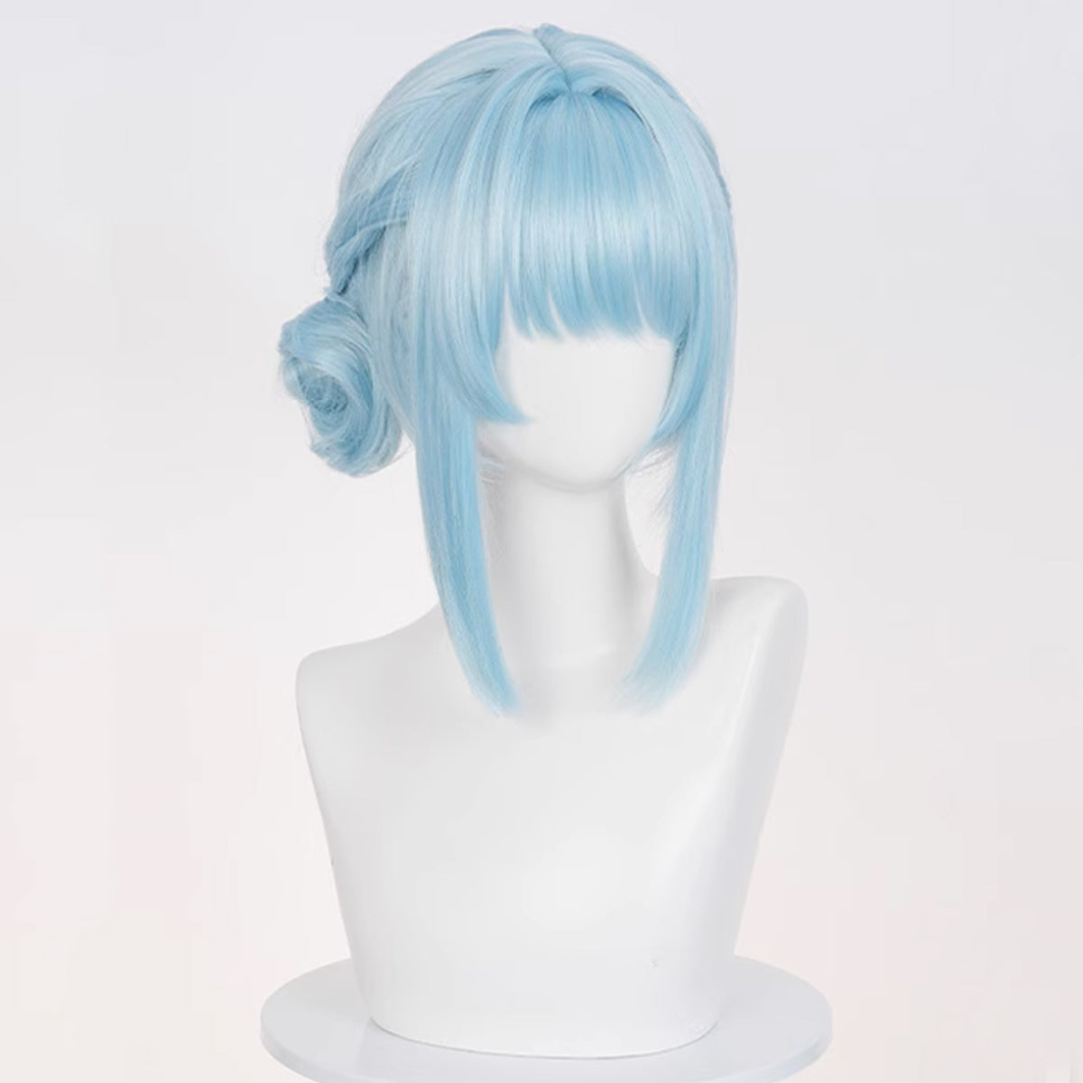 Genshin Impact Ineffa Blue Cosplay Wig