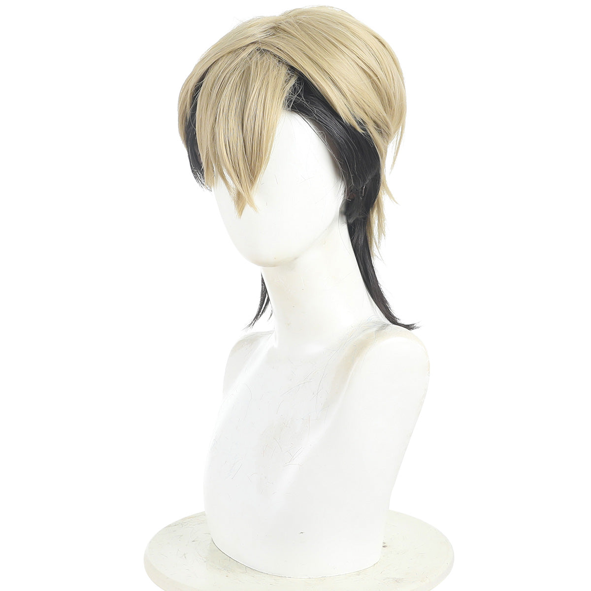Gachiakuta Zanka Nijiku Golden Black Cosplay Wig