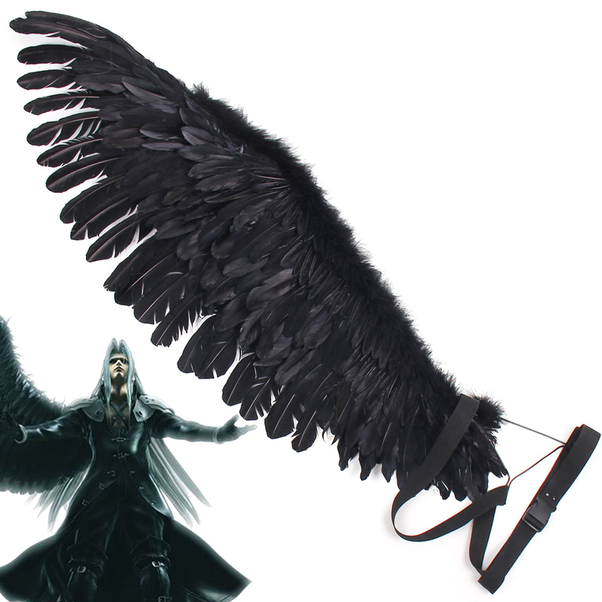Final Fantasy VII Remake FF7 Sephiroth Wing Cosplay Accessory Prop