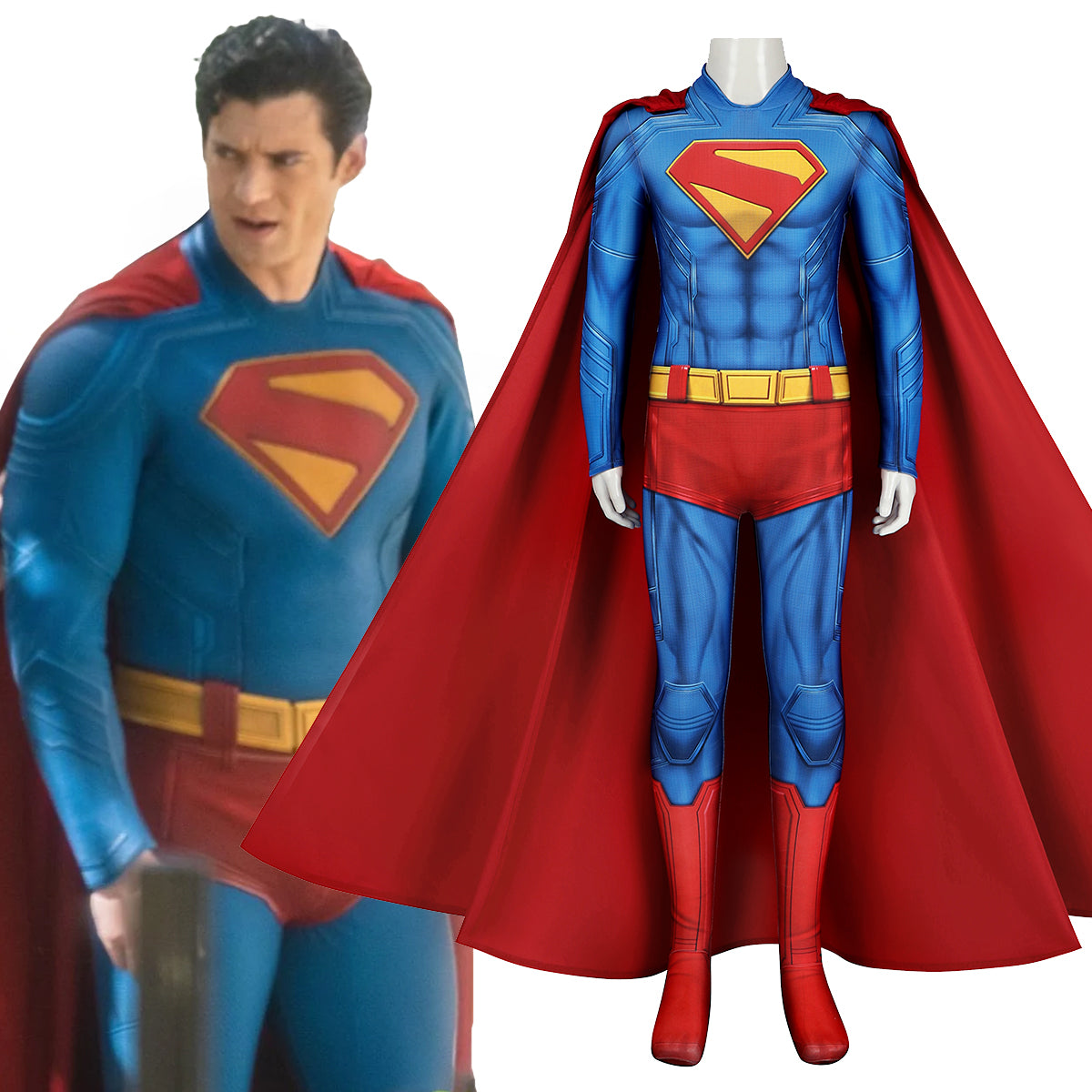 Kid Size Superman: Legacy Clark Kent Superman Cosplay Costume