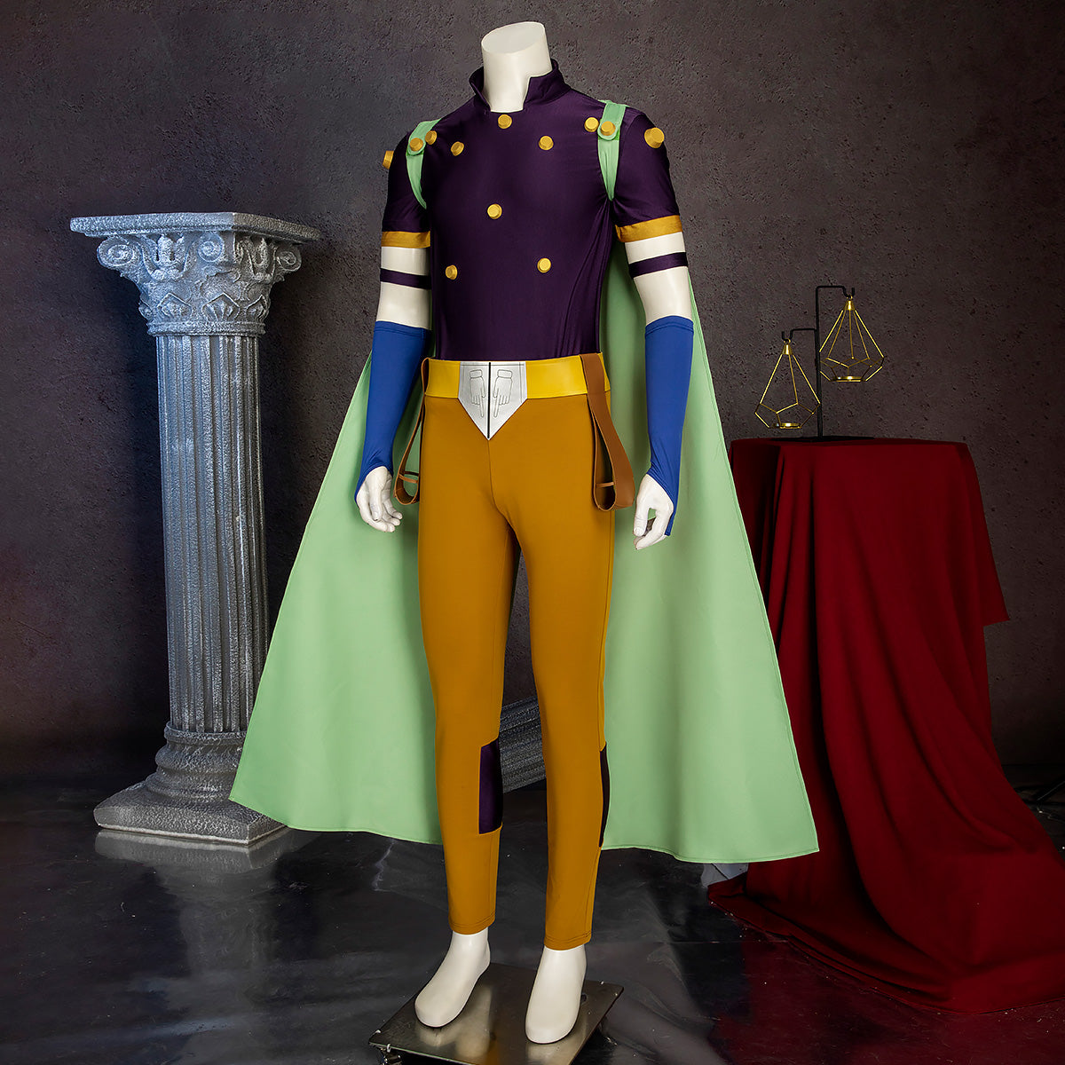 JoJo's Bizarre Adventure: Steel Ball Run Anime Gyro Zeppeli Cosplay Costume