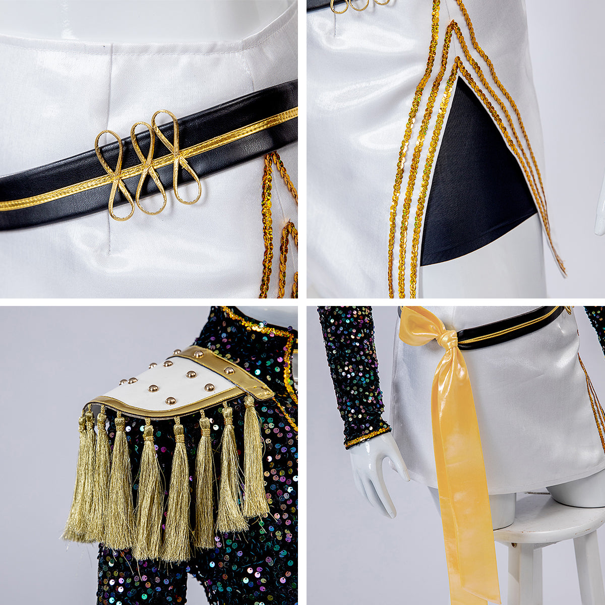 Kpop Demon Hunters Mira Golden Black Dance Outfit Cosplay Costume