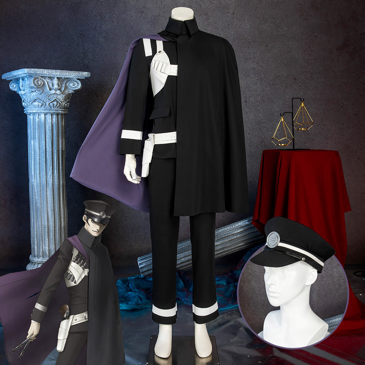 RAIDOU Remastered: The Mystery of the Soulless Army Raidou Kuzunoha Cosplay Costume