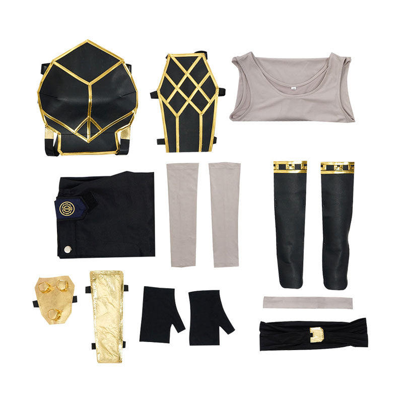 Game LOL Arcane 2 Vi Combat Suit Cosplay Costumes