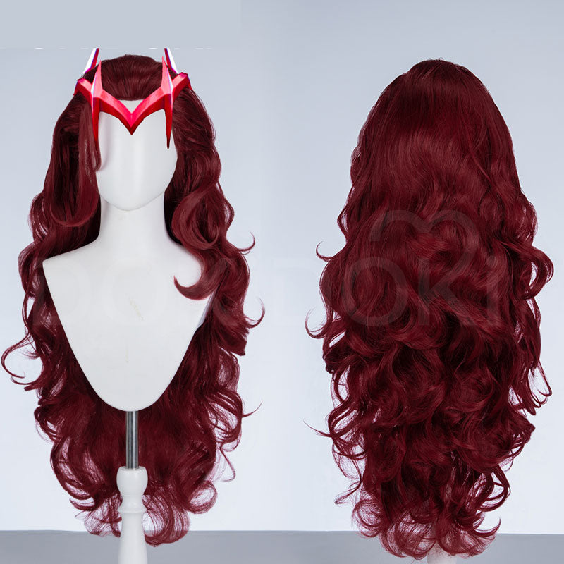Marvel Rivals Scarlet Witch Cosplay Wigs