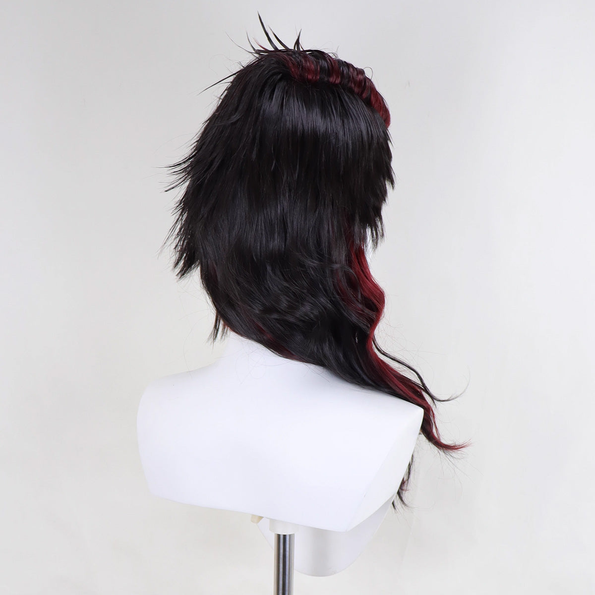 Baldur's Gate III BG3 Karlach Black Red Cosplay Wig