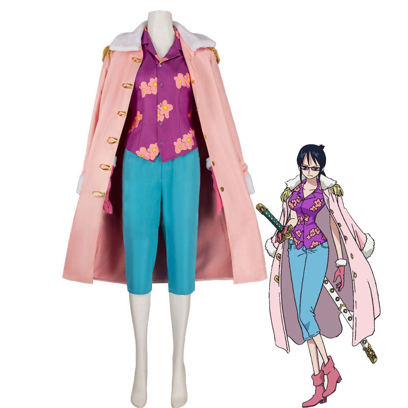 Anime One Piece Tashigi Cosplay Costume