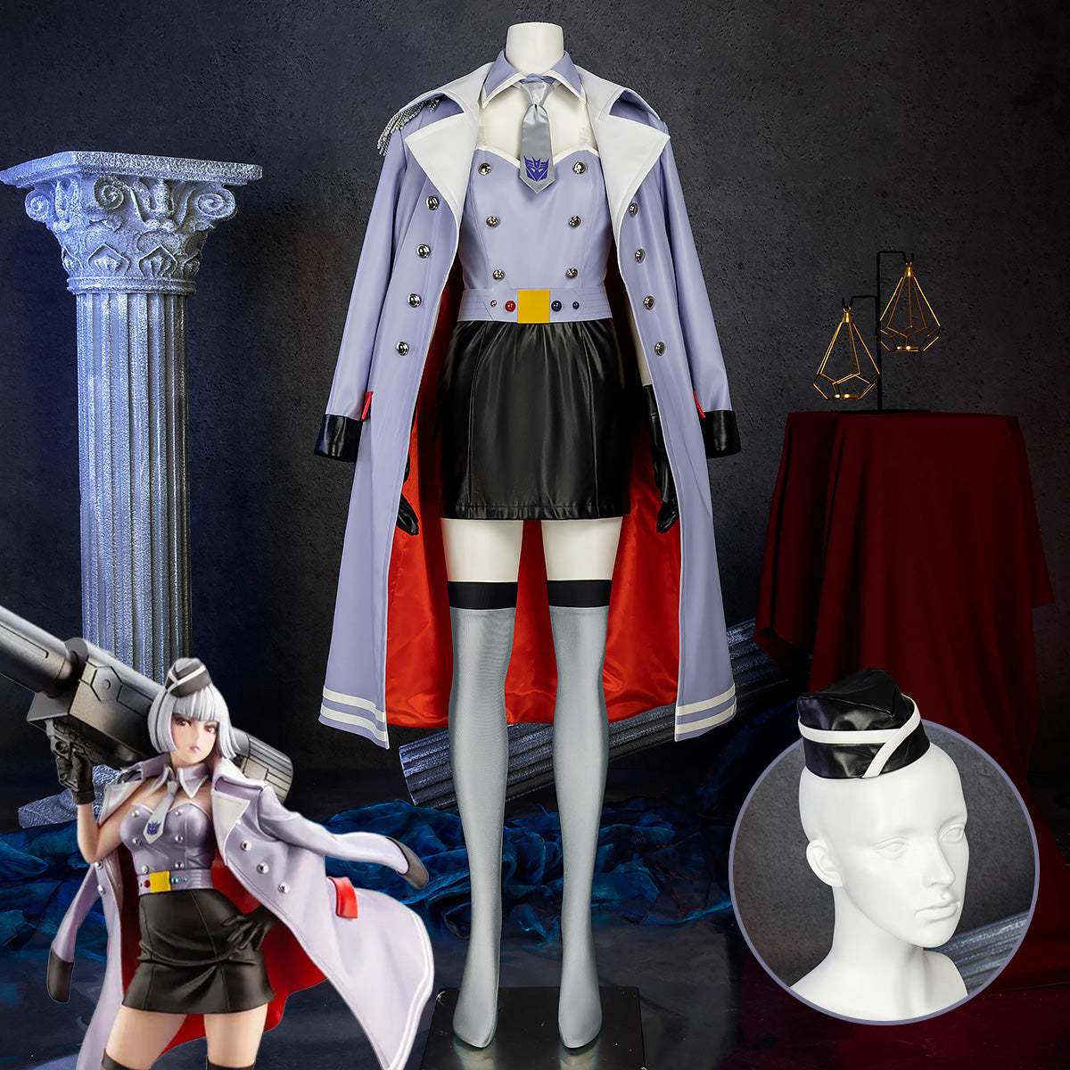 Transformers Female Megatron Cosplay Costume