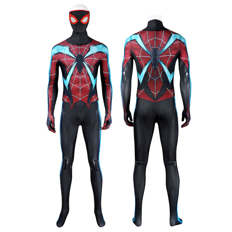 Spider Man 2 Miles Morales EVOLVED SUIT Cosplay Costumes