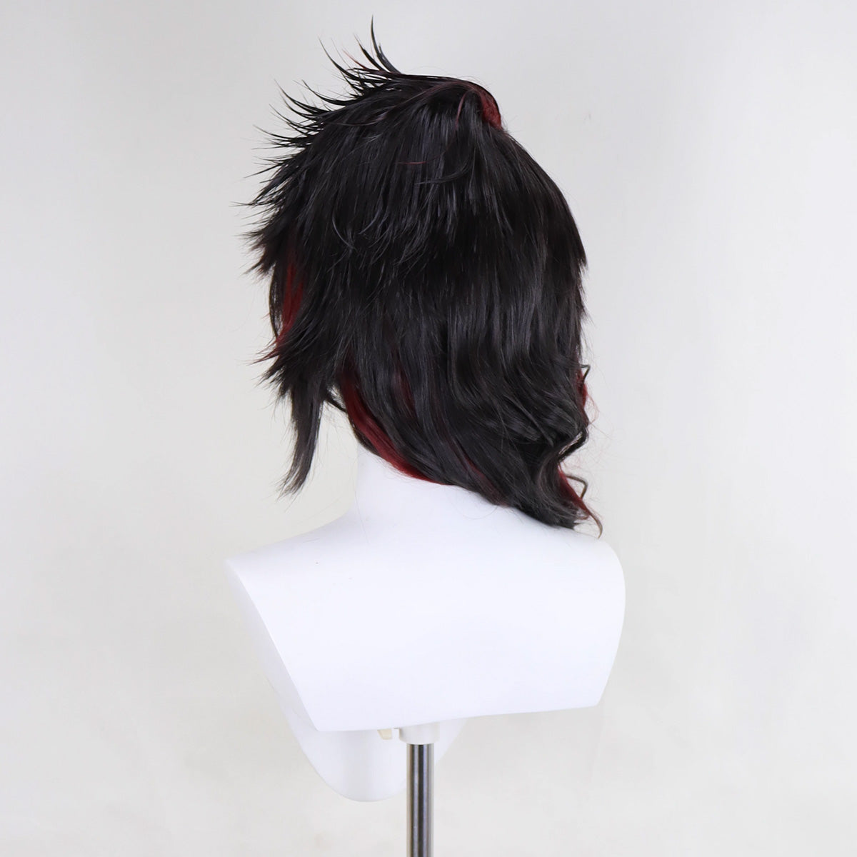 Baldur's Gate III BG3 Karlach Black Red Cosplay Wig
