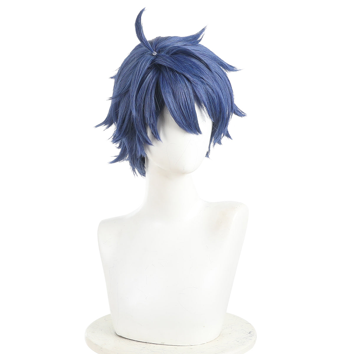 Tougen Anki Shiki Ichinose Blue Cosplay Wig