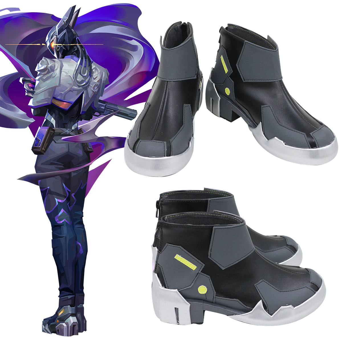 Valorant Vyse Cosplay Shoes