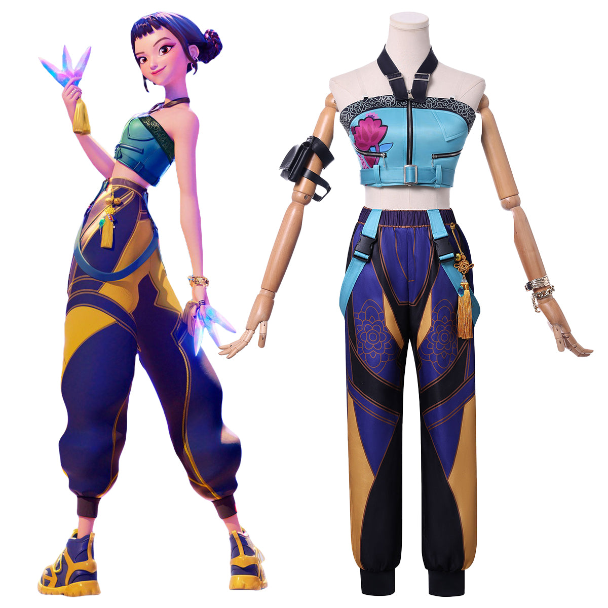 Kpop Demon Hunters Zoey Cosplay Costume