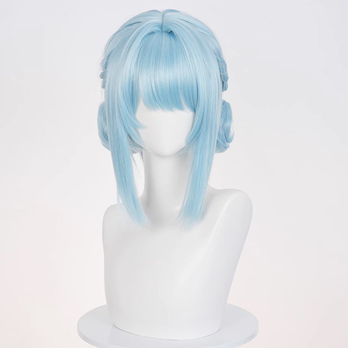 Genshin Impact Ineffa Blue Cosplay Wig