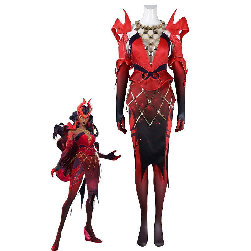Marvel Rivals Scarlet Witch Emporium Matron Cosplay Costumes