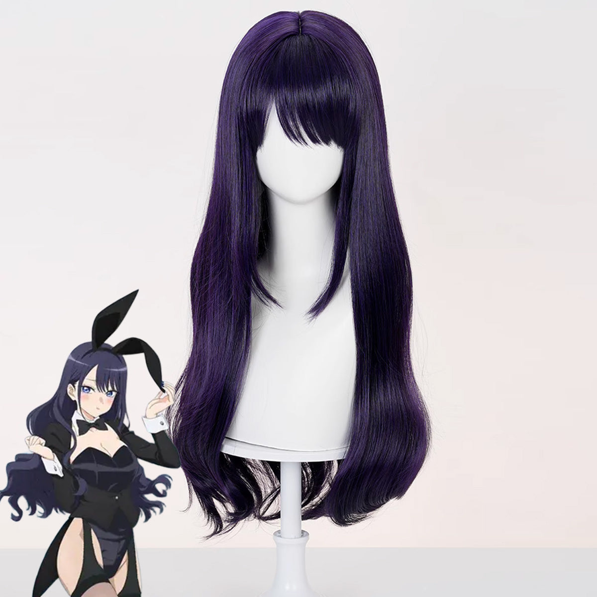 My Dress-Up Darling Sono Bisque Doll Wa Koi Wo Suru Season 2 Kitagawa Marin Bunny Girl Purple Cosplay Wig