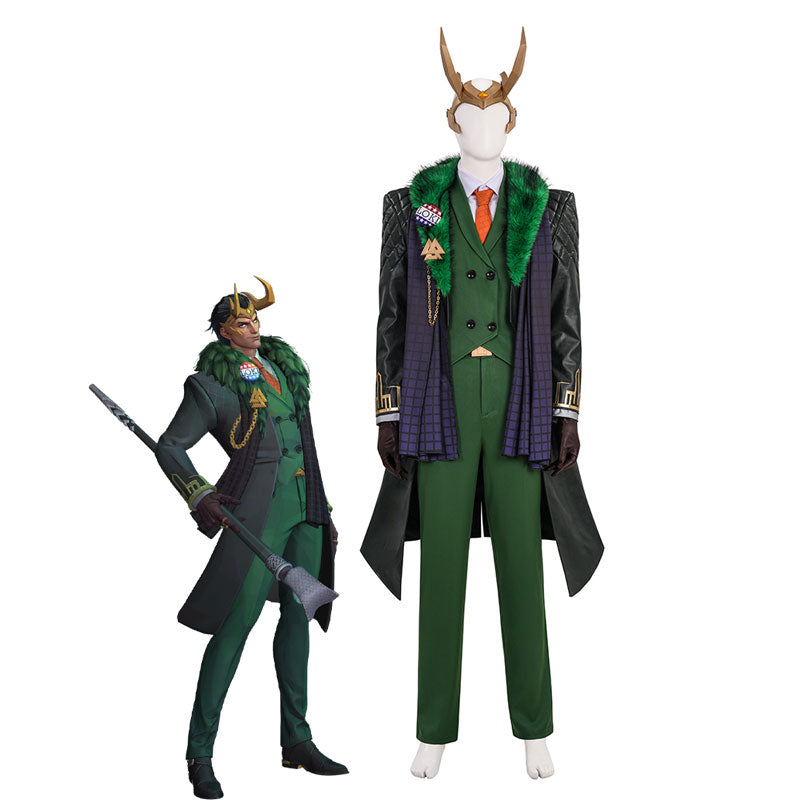 Marvel Rivals Loki Loki Presidential Attire Cosplay Costumes