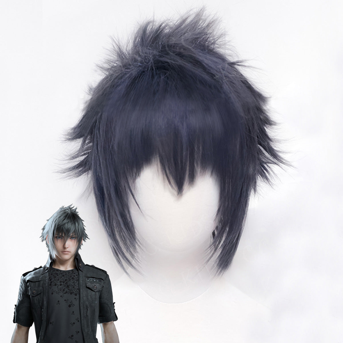 Final Fantasy XV Noctis Lucis Caelum Blue Cosplay Wig