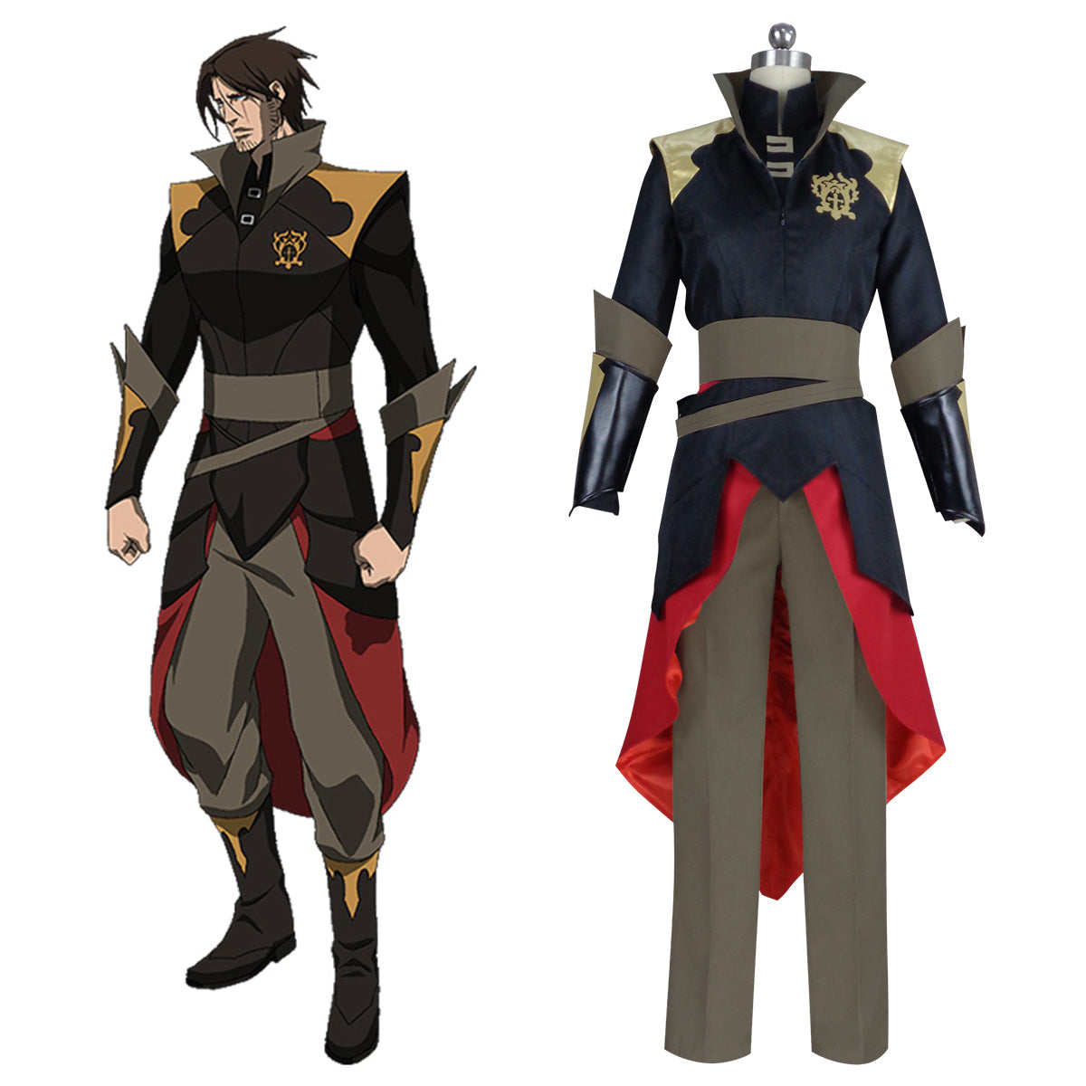 Castlevania Season 3 Netflix 2020 Anime Trevor Belmont Cosplay Costume