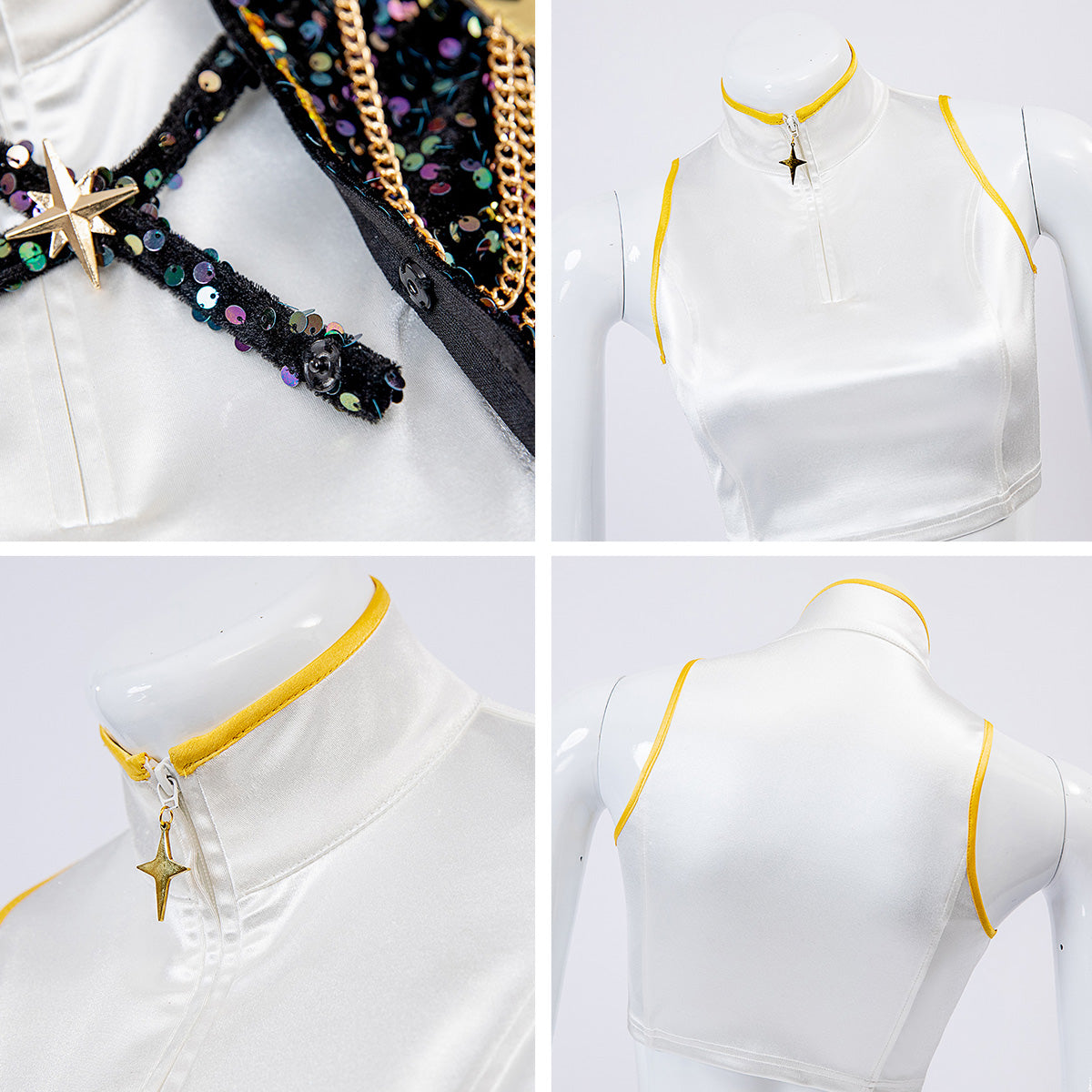 Kpop Demon Hunters Rumi Golden Black Dance Outfit Cosplay Costume