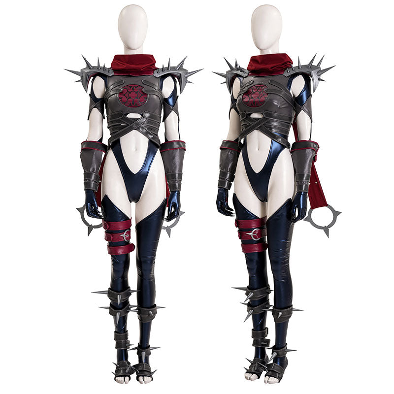 Marvel Rivals Invisible Woman Malice Skin Showcase Cosplay Costumes