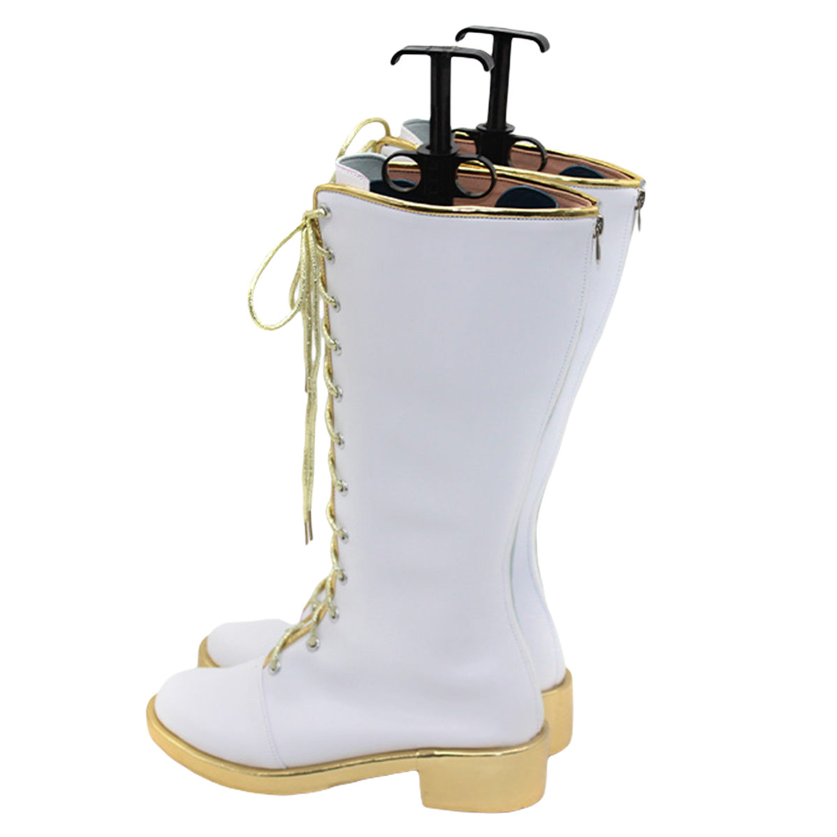 Kpop Demon Hunters What It Sounds Like Rumi White Shoes Cosplay Boots