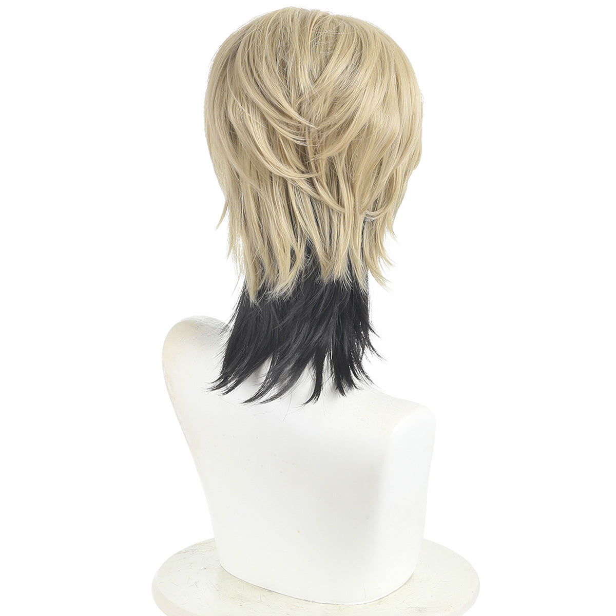Gachiakuta Zanka Nijiku Golden Black Cosplay Wig