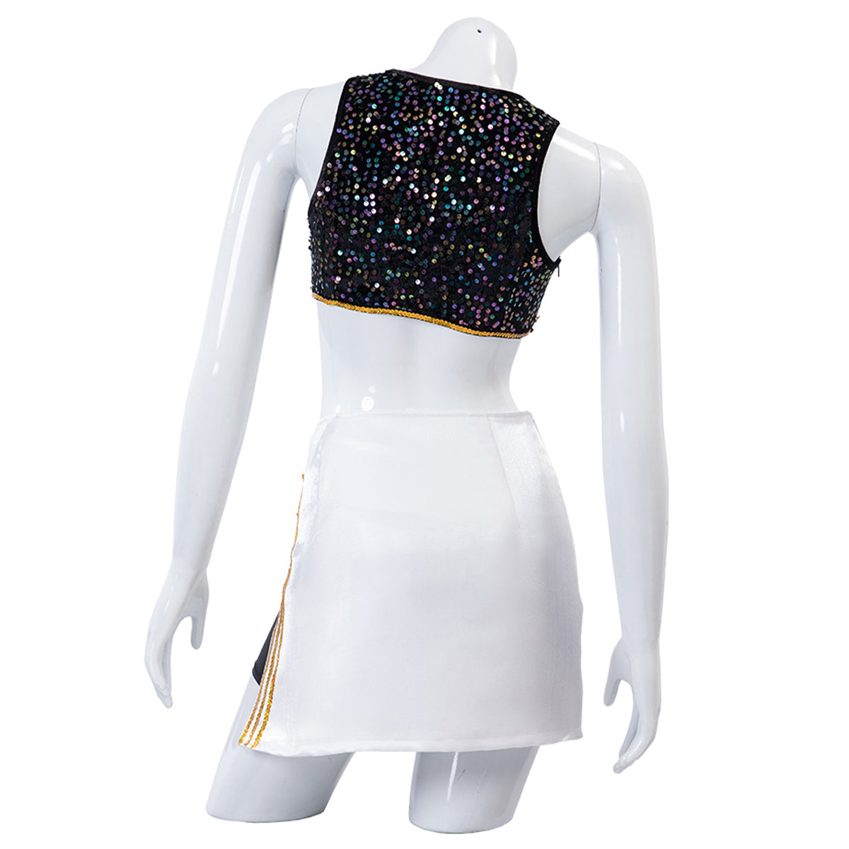 Kpop Demon Hunters Mira Golden Black Dance Outfit Cosplay Costume