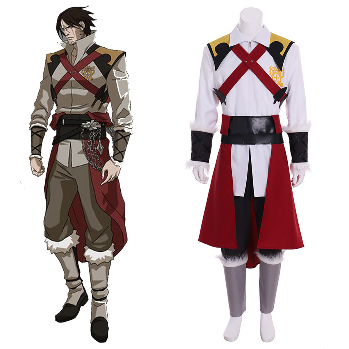 Castlevania Season 2 2018 Anime Trevor Belmont Cosplay Costume