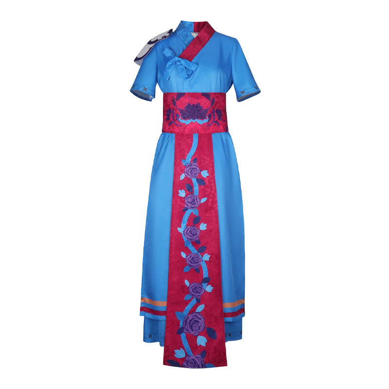 Kpop Demon Hunters The Origin Story Blue Dress Cosplay Costume