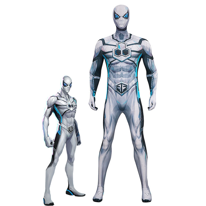 Marvel Rivals Spider Man Future Foundation Jumpsuit Cosplay Costumes