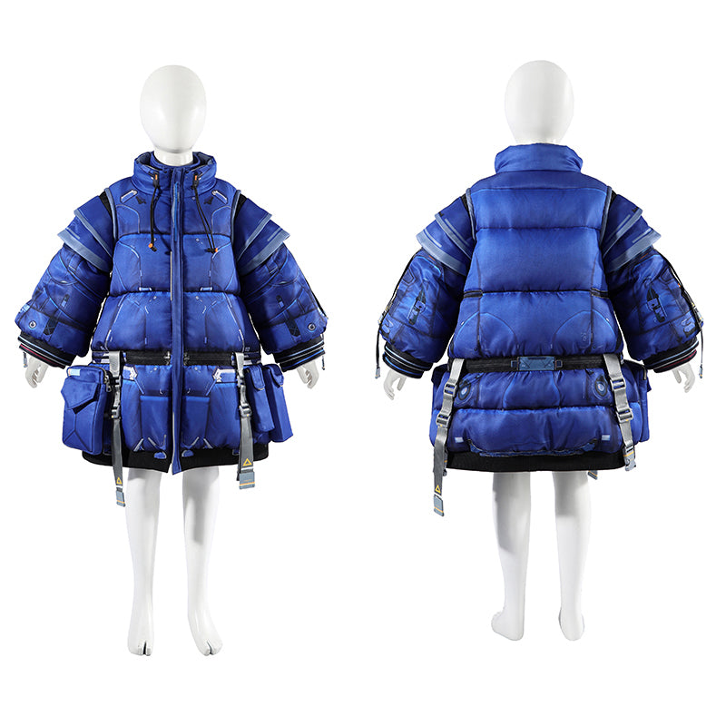 Kids Diana Cosplay Pragmata Diana Cosplay Costume Kids Padded Coat Suit