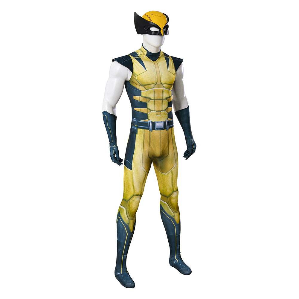 PS5 Marvel Rivals Wolverine James Logan Howlett Cosplay Costume Halloween Jumpsuit