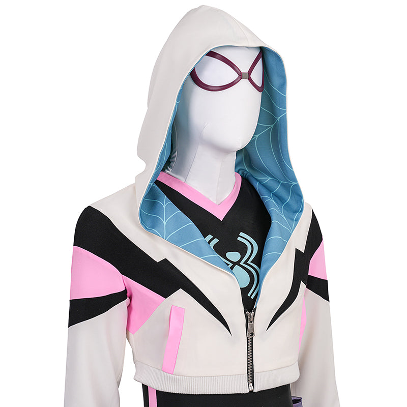 Your Friendly Neighborhood Spider Gwen Stacy Cosplay Costume Gwen Halloween Suit