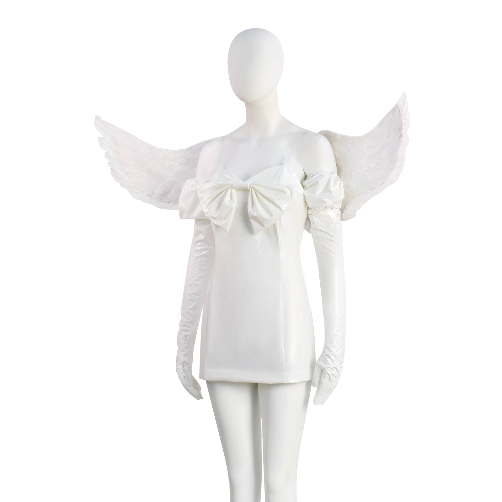 Alien Stage Sua Cosplay Costume White Leather Halloween Suit