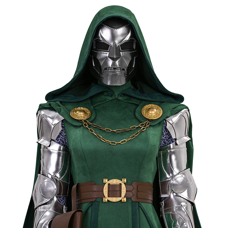 Doctor Doom Woman's Cosplay Costume Dr. Victor von Doom Halloween Outfit