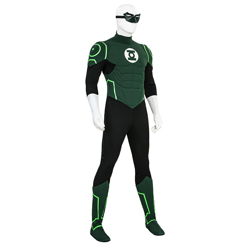 Superman Lantern Green Hal Jordan Justice League Cosplay Costume Suit