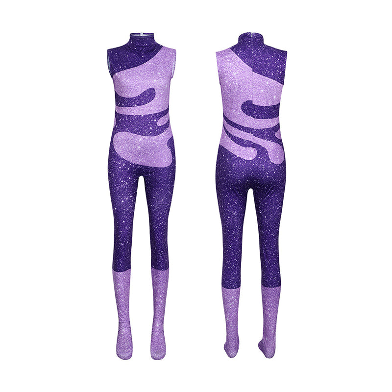 Zoo 2 Movie Gazelle Cosplay Costume Purple Fur Stage Costume Party Suit