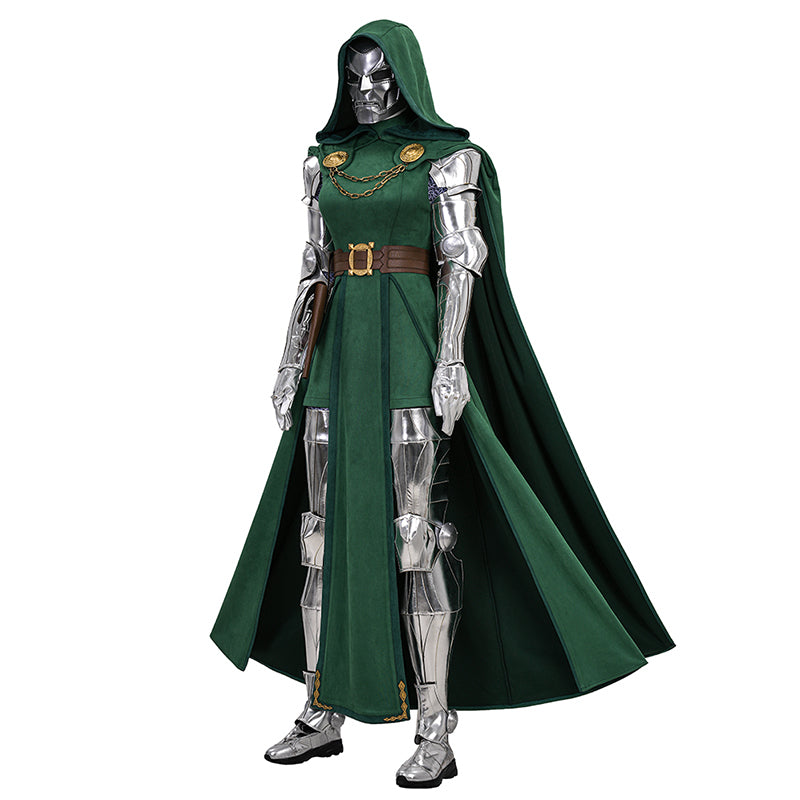 Doctor Doom Woman's Cosplay Costume Dr. Victor von Doom Halloween Outfit