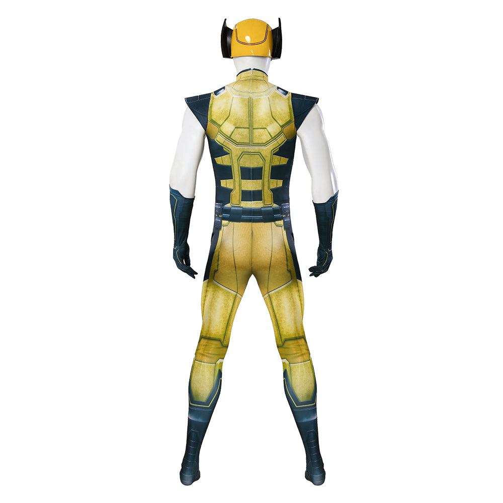 PS5 Marvel Rivals Wolverine James Logan Howlett Cosplay Costume Halloween Jumpsuit