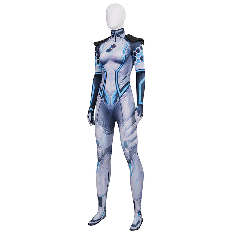 Marvel Rivals Sue Invisible Woman Future Foundation Cosplay Costume FF Jumpsuit